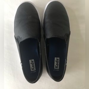 Keds Black Leather 7.5